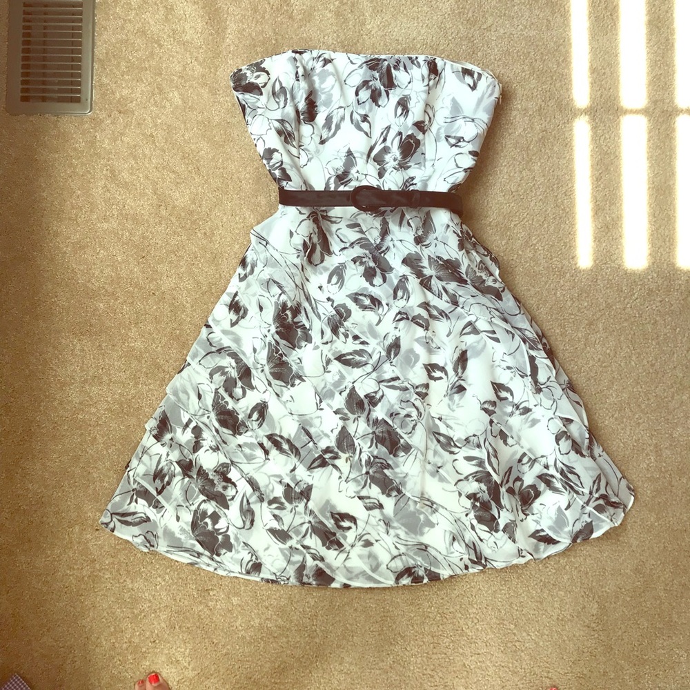 Black and white dress